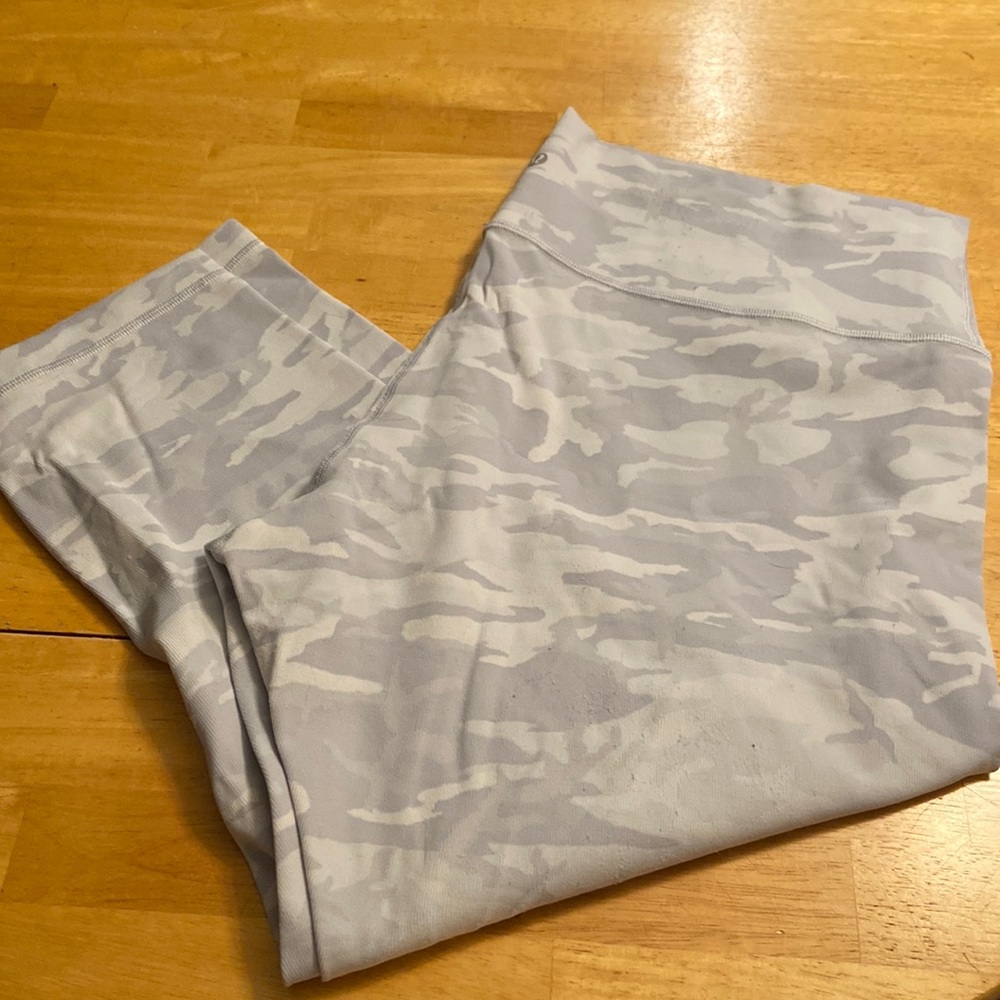 Lululemon white camo leggings